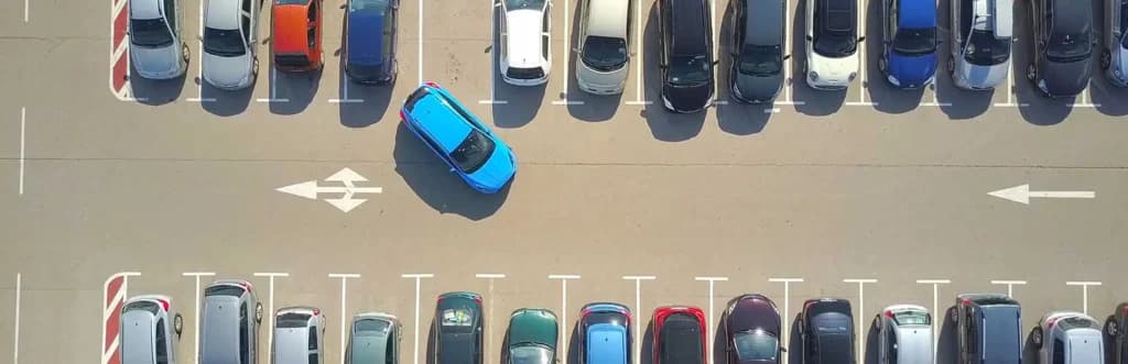 Determining Fault in a Parking Lot Accident