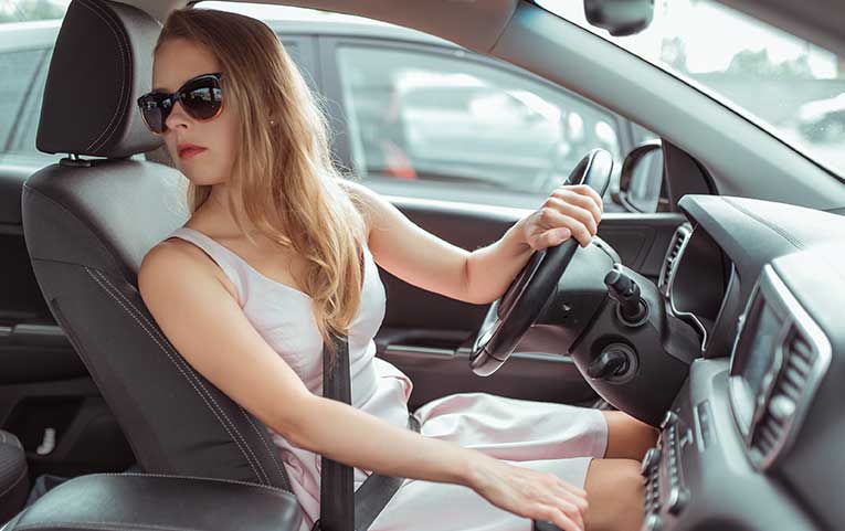 It's common for accidents in a car park to take place when at least one of the drivers is reversing.