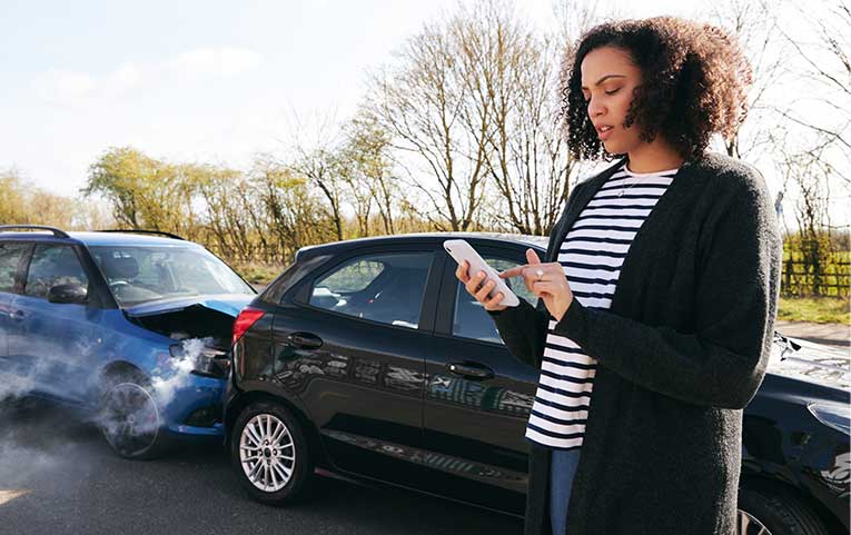 Despite the low speed limits in car parks, a rear-end accident can still cause a lot of damage.