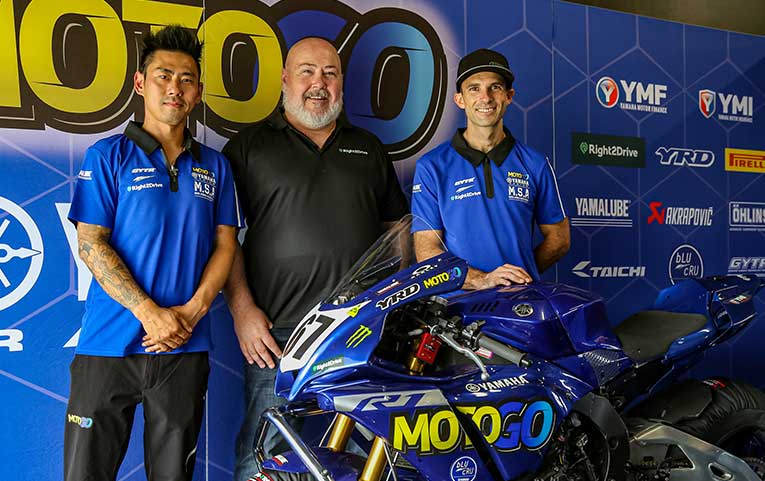Right2Drive aims to extend awareness to as many riders as possible by supporting the MotoGo Yamaha Race Team.
